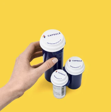 Capsule Pill Bottle